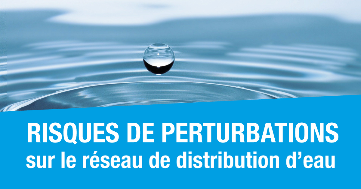 Perturbations sur le réseau d'eau communal - Mairie de Bourg d’Oisans