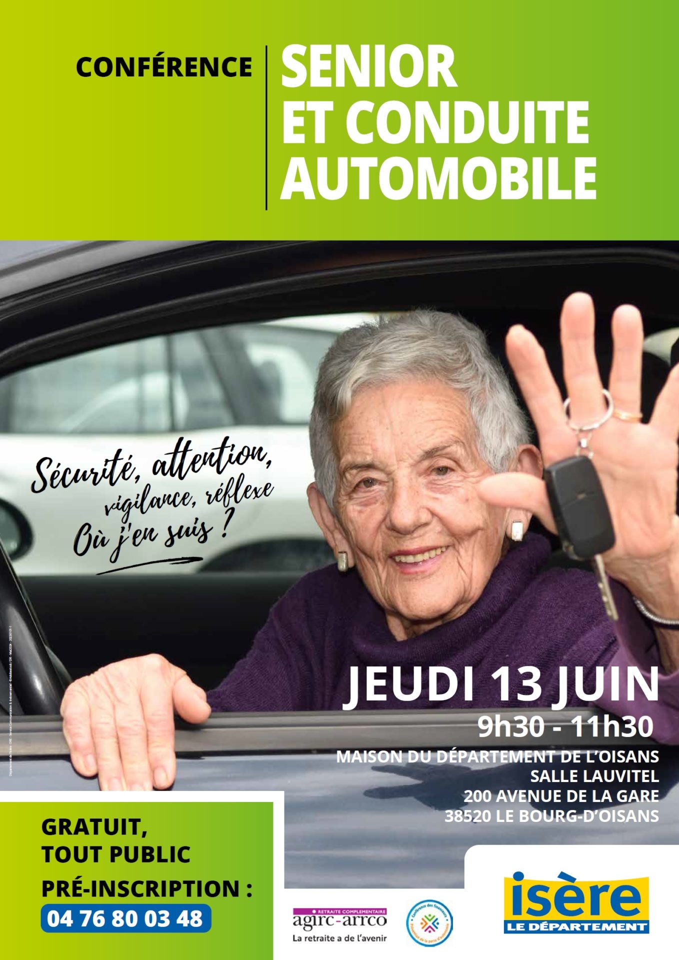conférence "SÉNIOR ET CONDUITE AUTOMOBILE" Mairie de Bourg d’Oisans — free download